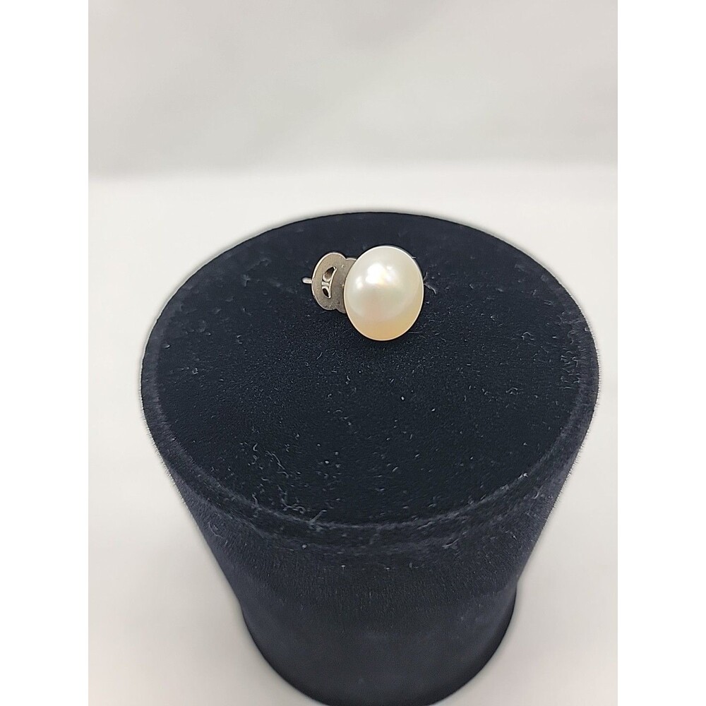 Vintage Tru-Kay 14TK Pearl Stud Single Earring